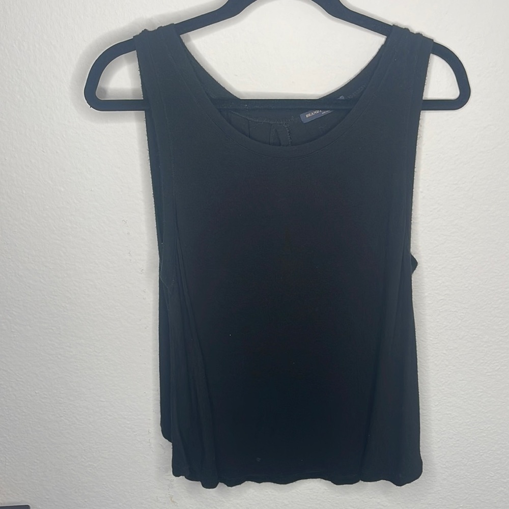Brandy Melville black tank open back